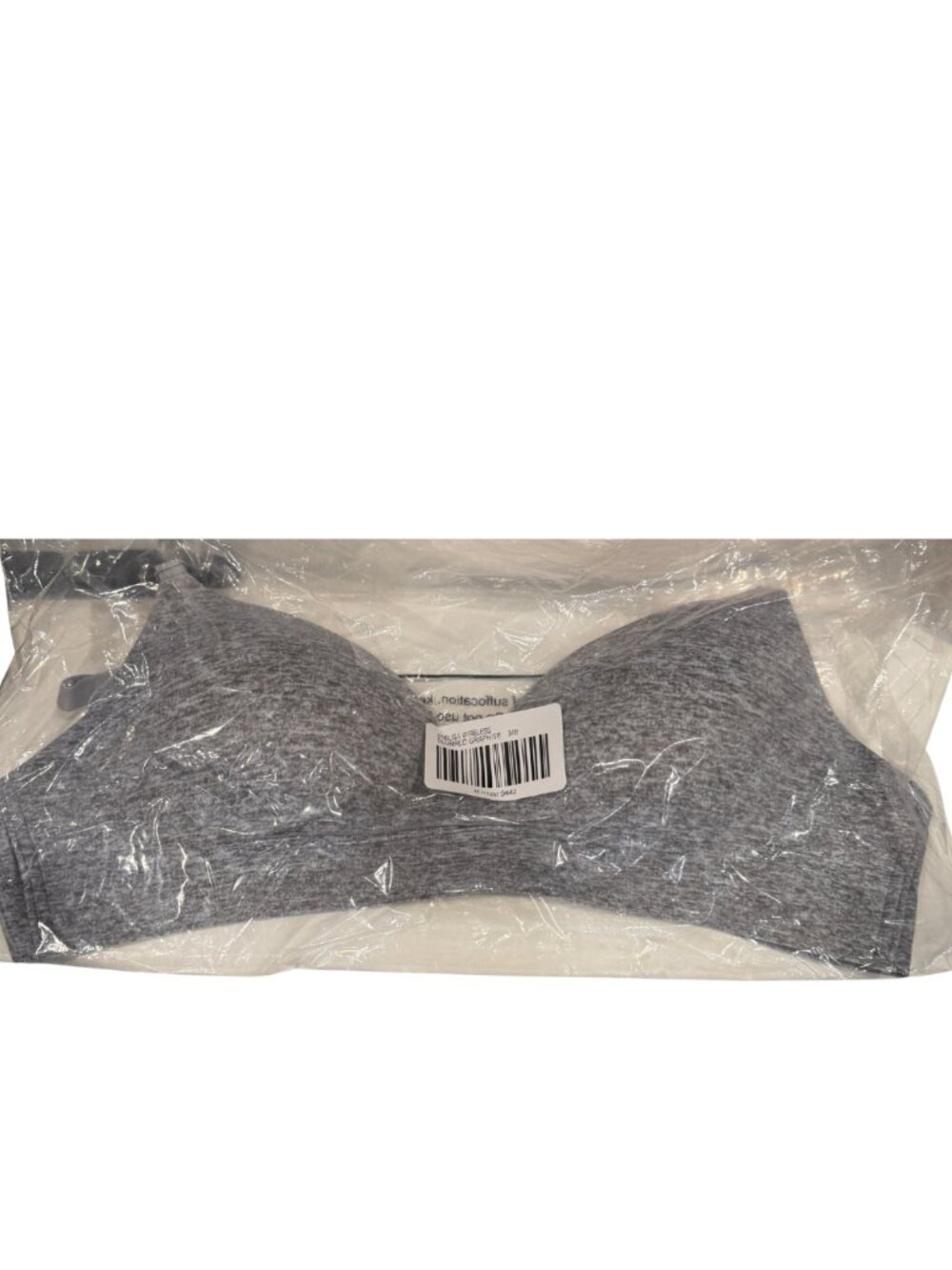 NWT Soma Enbliss Wireless Bra Size 34B Color Blurred Graphite